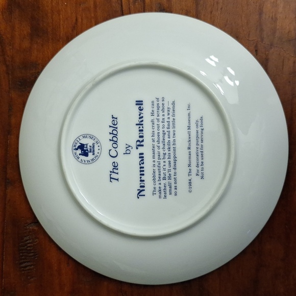 🪑 Norman Rockwell collector plates and tankard. Memories, Bedtime, Cobbler. - Picture 6 of 11